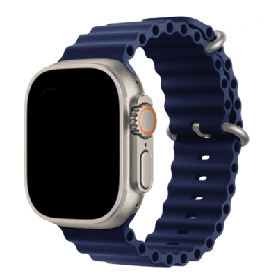 Каишка за смарт часовник - Apple watch 42-49 мм, Ocean Band, Синя