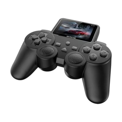 Преносима игрална конзола с Gamepad KEKEGAME S10, 520 игри, TFT дисплей, 1020 mAh, 2.4 инча, Допълнителен джойстик, Черна