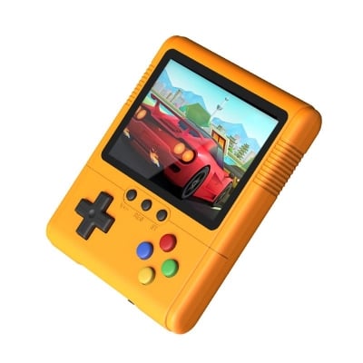 Преносима игрова конзола K50, Gaming, 400 mAh, 500 игри, HD, Жълта