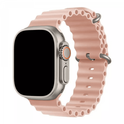 Каишка за смарт часовник - Apple watch 42-49 мм, Ocean Band, Розова