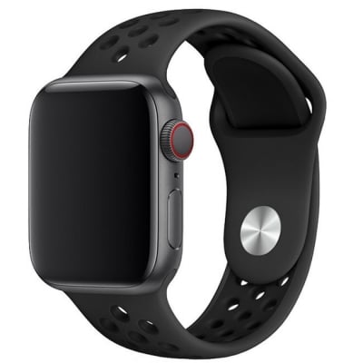 Каишка за смарт часовник - Apple watch 42-49 мм, Черна