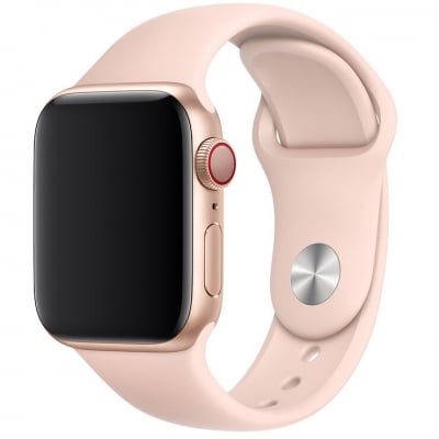 Каишка за смарт часовник - Apple watch 42-49 мм, Бежаво Розова