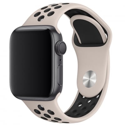 Каишка за смарт часовник - Apple watch 42-49 мм, Сива/Черна