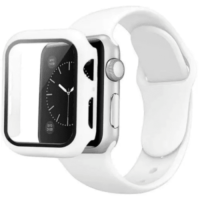 Каишка за смарт часовник - 2 в 1 Apple watch 42/49 мм, Бял