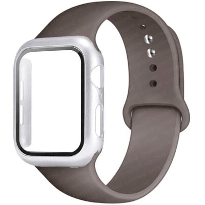 Каишка за смарт часовник - 2 в 1 Apple watch 42/49 мм, Сив