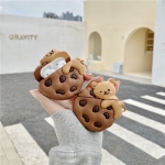 Кейс за AirPods Lovely Bear, 3D анимационен калъф, мека PVC пълна защита, удароустойчив калъф за зареждане