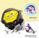 Кейс за AirPods Minion, 3D анимационен калъф, мека PVC пълна защита, удароустойчив калъф за зареждане