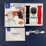 Смарт часовник S30 ProMax, Bluetooth повиквания, Известия, Мониторинг на съня, Черен комплект