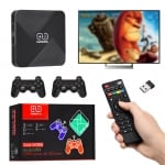 Телевизионна игрова конзола GameBox G5, 40 000+ игри, Два безжични джойстика, Wi-Fi, HD, 8 - бита, Черна