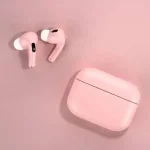 Безжични слушалки Macaron IPOD TWS с тъч контрол, 3D ефект, Bluetooth 5.0, 210 mAh, Розови