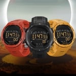Мъжки водоустойчив смарт часовник WR321, спортен, известия, дистанция, Жълт
