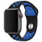 Каишка за смарт часовник - Apple watch 42-49 мм, Тъмно зелена/Черна