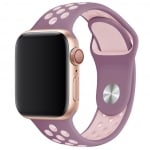 Каишка за смарт часовник - Apple watch 42-49 мм, Бяла/Лилава