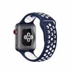 Каишка за смарт часовник - Apple watch 42-49 мм, Черна/Синя