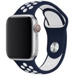 Каишка за смарт часовник - Apple watch 42-49 мм, Бяла/Черна