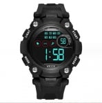 Мъжки часовник Luminous Sports Electronic Watch MR-8560, Елегантен, Спортен, Светещ, Черен