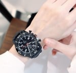 Мъжки часовник Quartz Men GT Sports, Елегантен, Спортен, Стилен, Черен