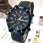 Мъжки часовник Quartz Men GT Sports, Елегантен, Спортен, Стилен, Черен