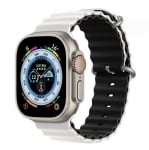 Каишка за смарт часовник - Apple watch 42-49 мм, Double, Синя/Черна