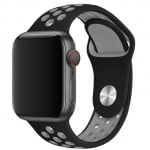 Каишка за смарт часовник - Apple watch 42-49 мм, Бяла/Черна