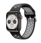 Каишка за смарт часовник - Apple watch 42-49 мм, Черна/Жълта