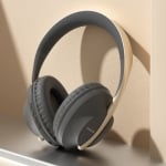 Бежични слушалки ST98, HI-FI, Bluetooth 5.2, 180 градусово завъртане, Шумопотискащи, Златисто Сиви